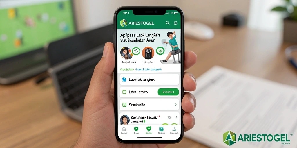 Tampilan antarmuka ARIESTOGEL yang menarik dan informatif.