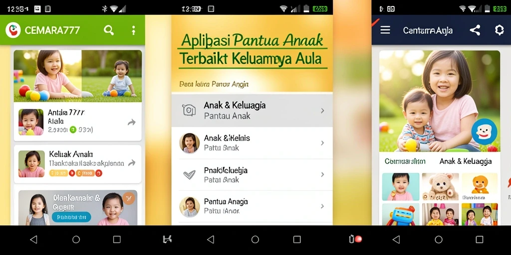 Antarmuka CEMARA777 yang ramah pengguna dan informatif.