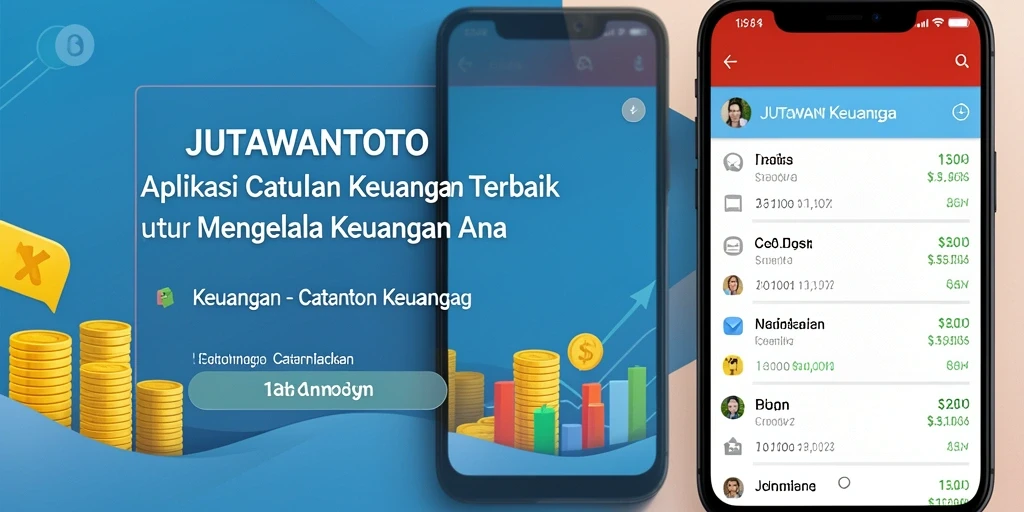 Antarmuka aplikasi JUTAWANTOTO terlihat sederhana dan efisien untuk Catatan Keuangan.