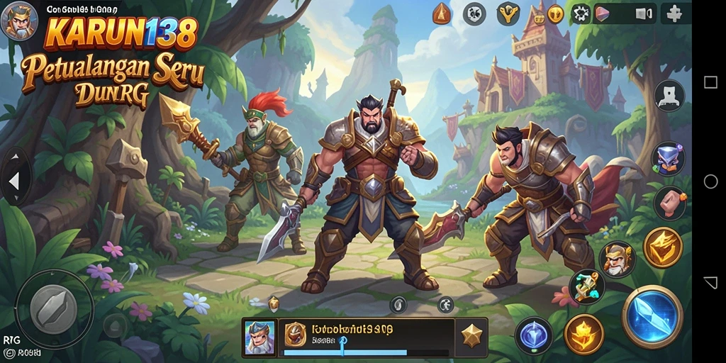 Antarmuka RPG yang menarik dan fungsional dalam KARUN138.